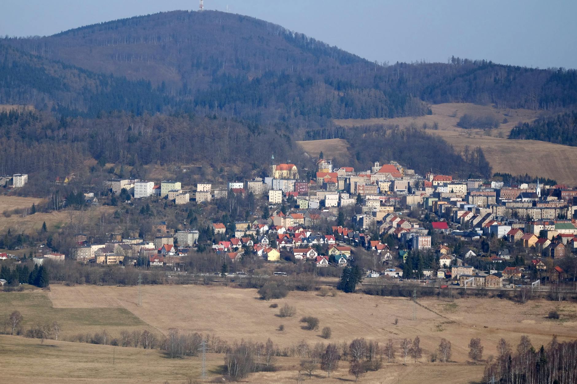 Mapa Oświęcimia pokazująca nową trasę rowerowo-wodną łączącą miasto z Wisłą